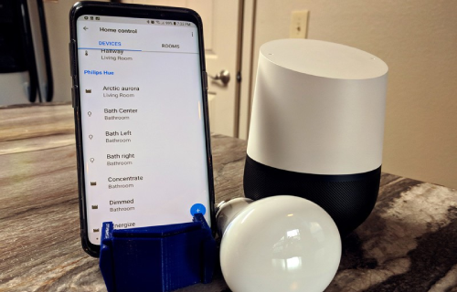 google and philips hue